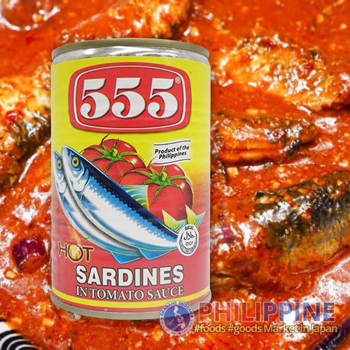 555 Hot Sardines (L) 425g
