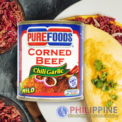 Purefoods Cornedbeef Chiligarlic 210g