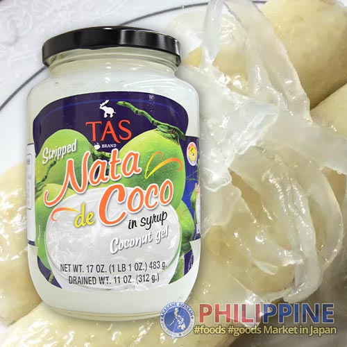 Tas Nata De Coco White Stripped 483g