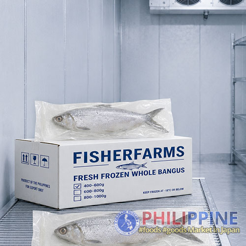 FISHERFARMS FRESH FROZEN WHOLE BANGUS 400-600g