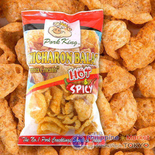 Pork King Chicharon Hot&Spicy 60g