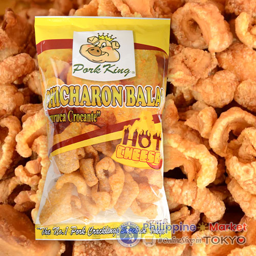 Pork King Chicharon Hot Cheese 60g