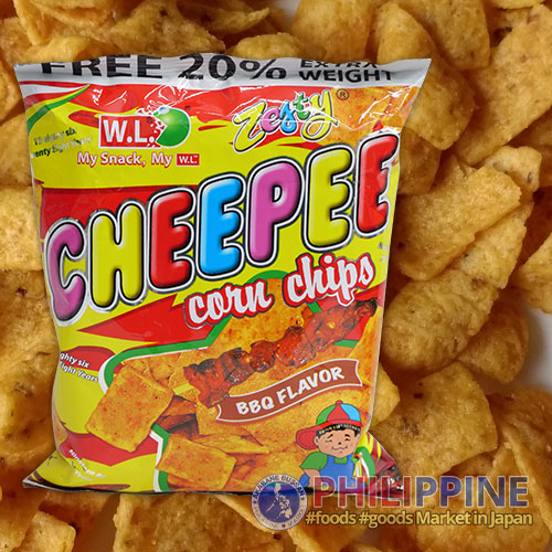 Wl Cheepee Corn Chips Bbq 120g