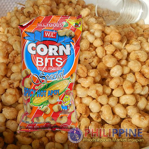 Wl Corn Bits Spicy Hot Apoy 70g